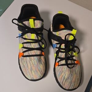 Colorful Kids Sneakers with Black Details